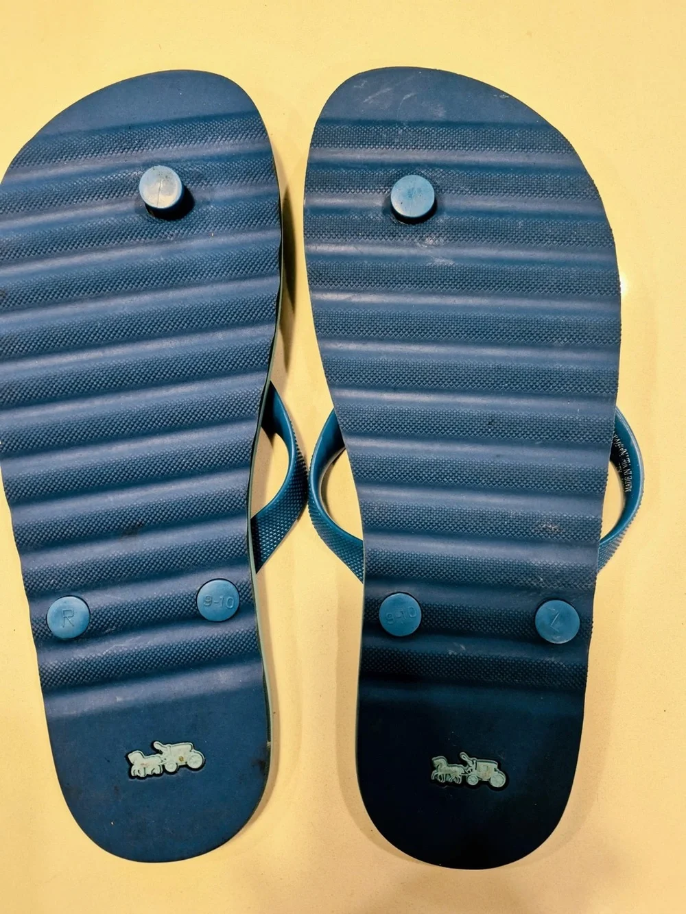 Coach flip flops